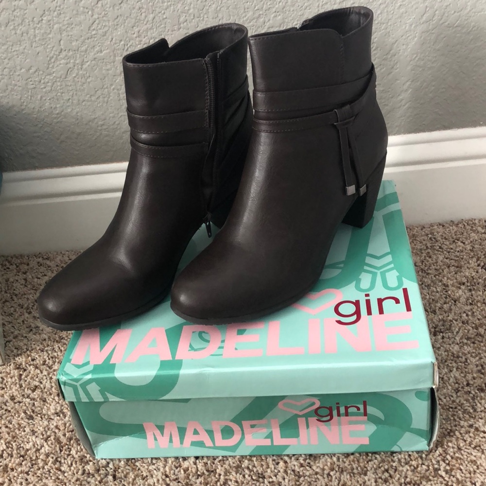 Brown booties